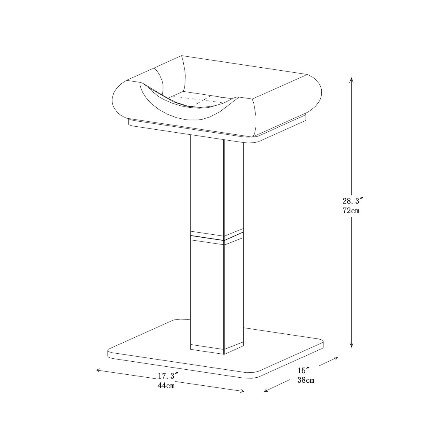 Jett - Plywood Cat Perch - AGILE USA