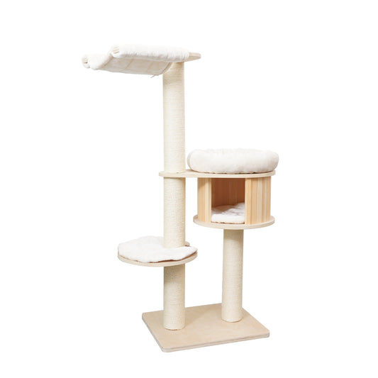 Ollie 57" - Plywood Cat Tree - AGILE USA