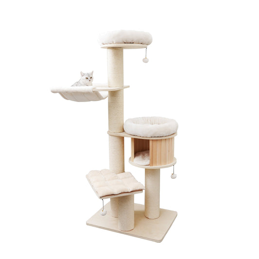 Ollie 69" - Plywood Cat Tree - AGILE USA